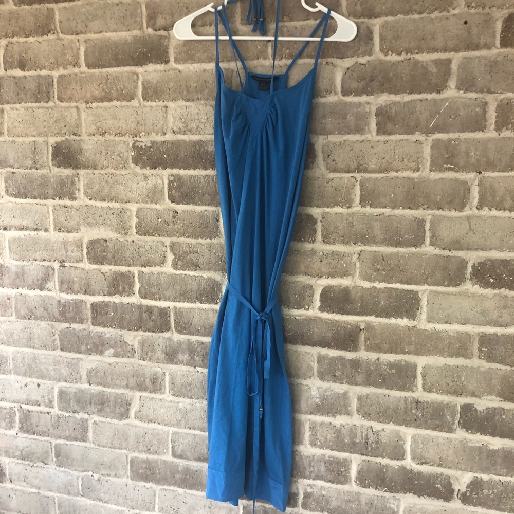 French Connection blue strappy dress